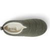 Dearfoams womens Nadine Wool Blend Clog Slipper(Moss)
