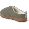 Dearfoams womens Nadine Wool Blend Clog Slipper(Moss)