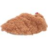 Dearfoams Women’s Kenna Fluffy Teddy Closed Back Slipper(Whiskey)