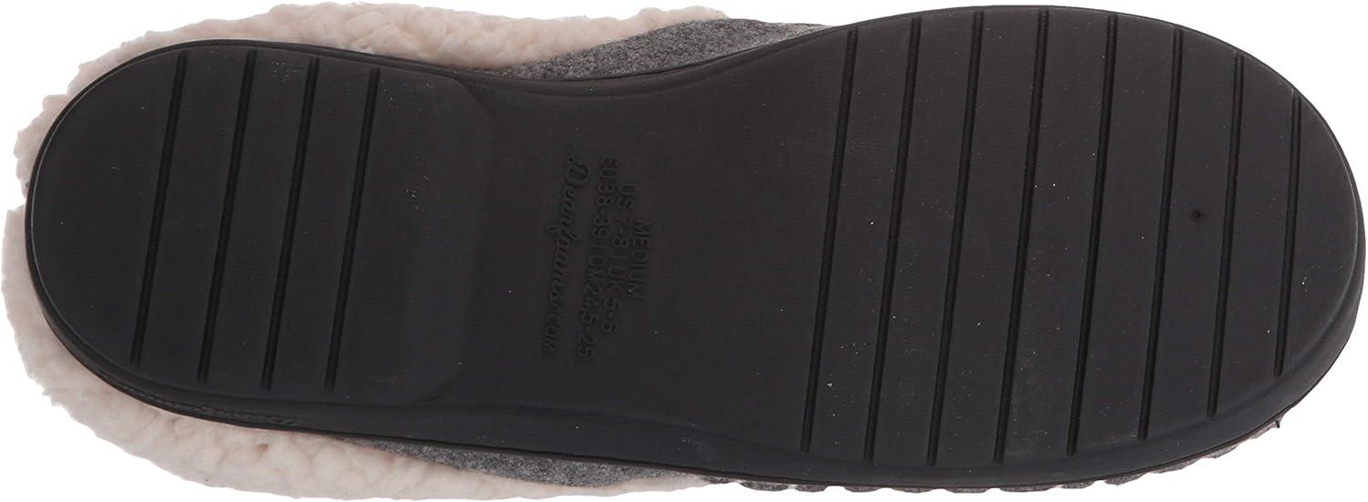 imageDearfoams Womens Elaine Blanket Plaid Moc Toe Clog SlipperExcalibur