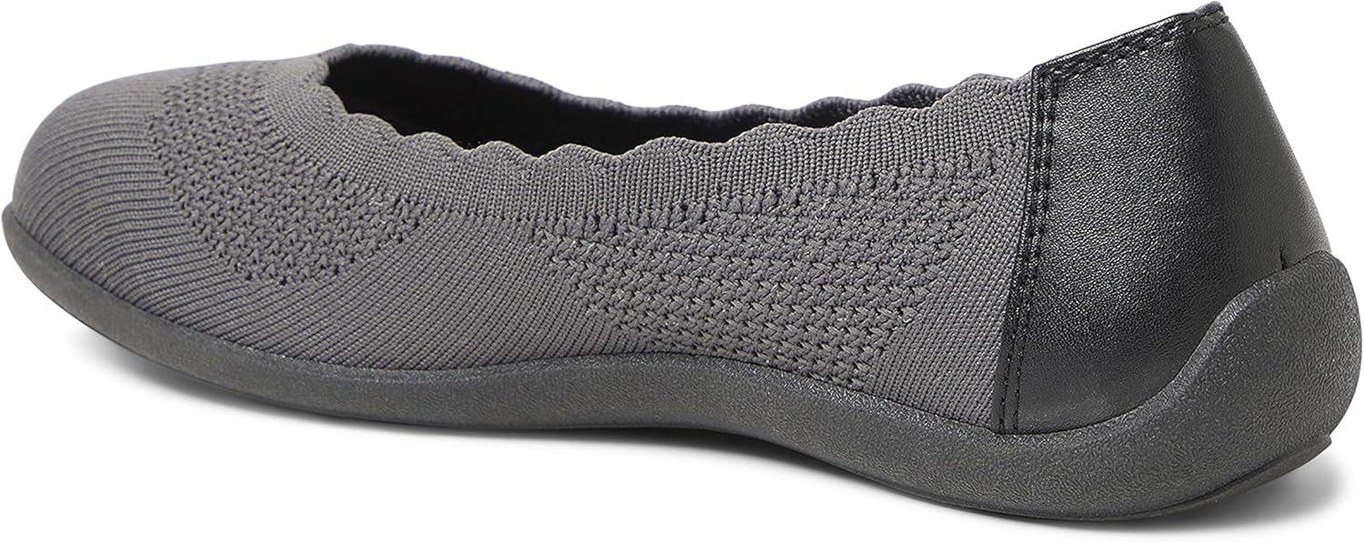 imageDearfoams Womens Lightweight Washable Comfort Misty Ballet FlatsPavement