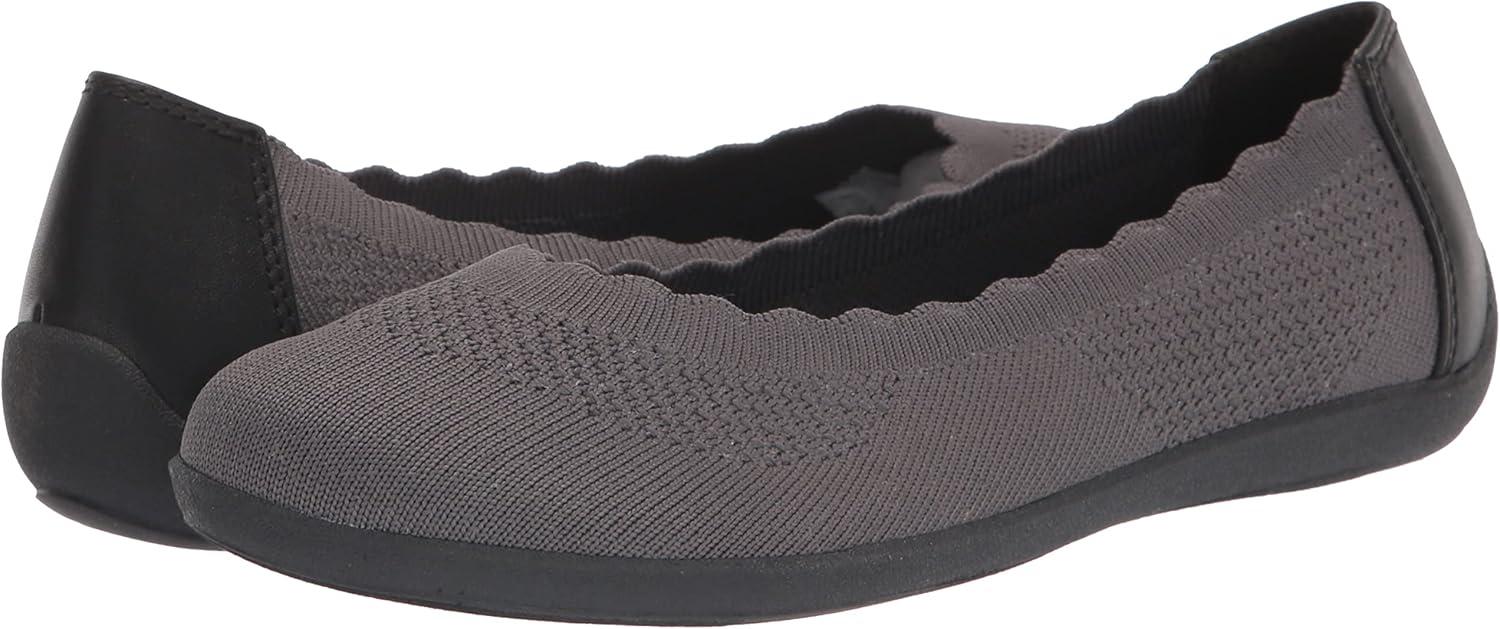 imageDearfoams Womens Lightweight Washable Comfort Misty Ballet FlatsPavement