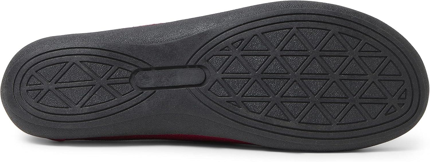 imageDearfoams Womens Lightweight Washable Comfort Misty Ballet FlatsVenetian Red