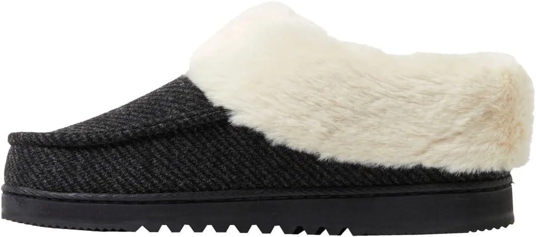 imageDearfoams Womens Memory Foam SlippersBlack