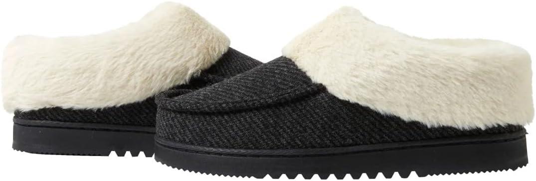 imageDearfoams Womens Memory Foam SlippersBlack