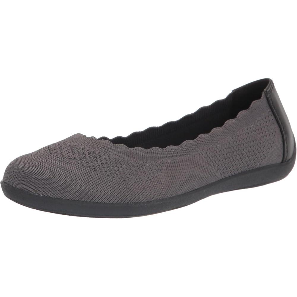 imageDearfoams Womens Lightweight Washable Comfort Misty Ballet FlatsPavement