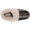 Dearfoams Women’s Elaine Blanket Plaid Moc Toe Clog Slipper(Excalibur)