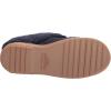 Dearfoams Women’s Elaine Blanket Plaid Moc Toe Clog Slipper(Peacoat)