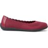 Dearfoams Women’s Lightweight Washable Comfort Misty Ballet Flats(Venetian Red)