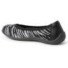 Dearfoams Women’s Lightweight Washable Comfort Misty Ballet Flats(Zebra)