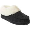 Dearfoams Women’s Memory Foam Slippers(Black)