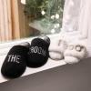 Dearfoams mens Groom & Groomsmen Giftable Wedding Day Scuff(“Groom” Black)