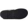Dearfoams womens Allison Fairisle Or Solid Chenille Knit Scuff(Black)