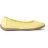 Dearfoams Women’s Lightweight Washable Comfort Misty Ballet Flats(Gold Finch)