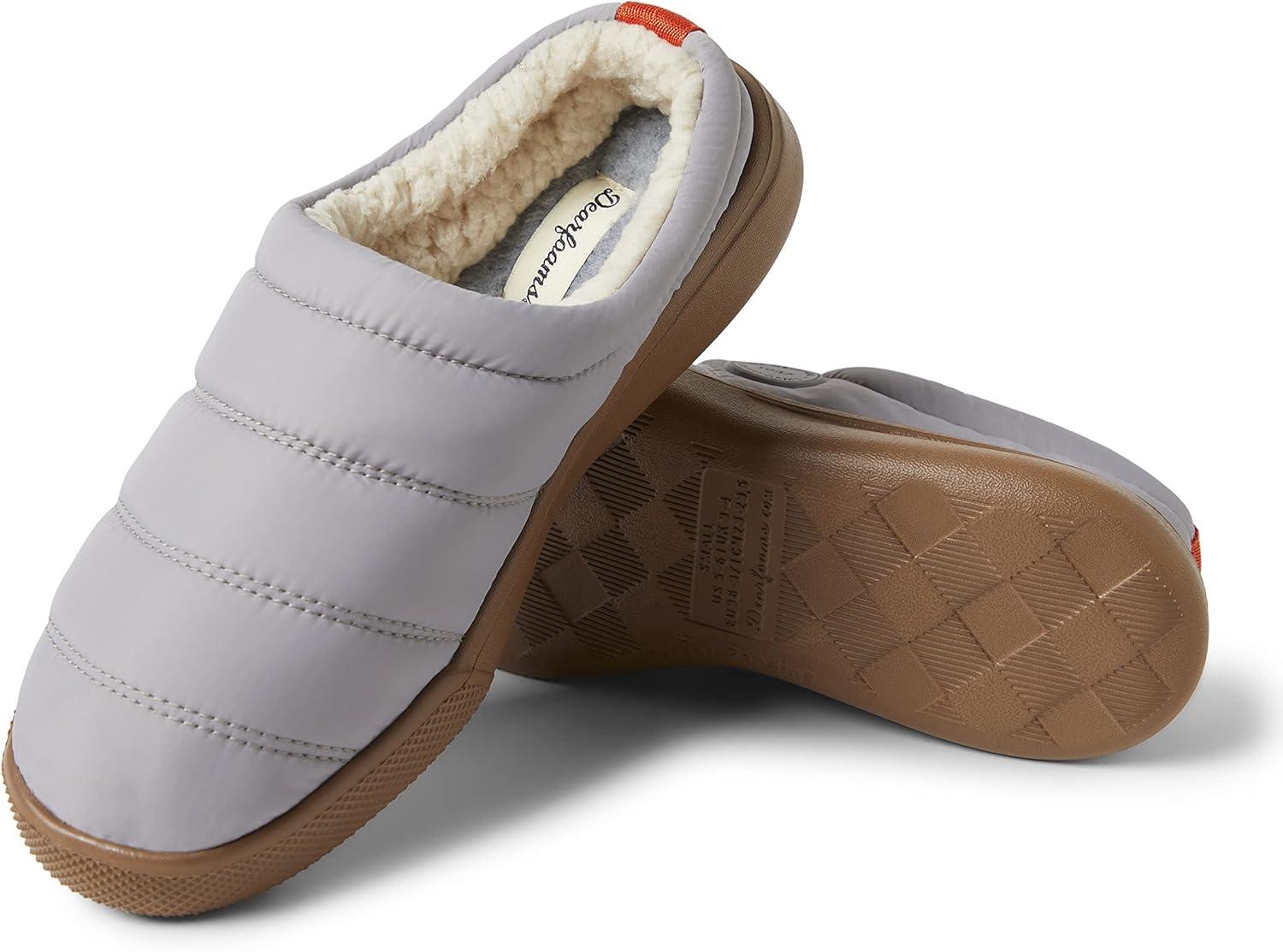 imageDearfoams womens Kendra Sport Lounge Memory Foam ClogMedium Grey Nylon