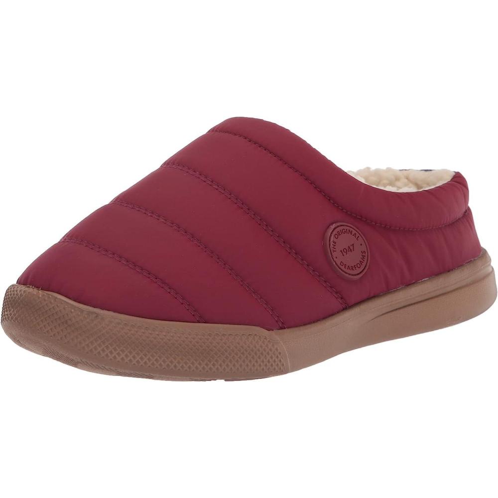 imageDearfoams womens Kendra Sport Lounge Memory Foam ClogCabernet Nylon
