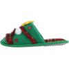 Dearfoams Unisex Holiday Christmas Tree Pile Scuff Slipper, Large (11-12), Green