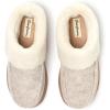 Dearfoams Women’s Memory Foam Insole Slippers (Oatmeal Heather, US Footwear Size System, Adult, Women, Numeric Range, Medium, 5, 6)