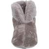 Dearfoams Women’s Sadie Embossed Velour Bootie Slipper(Sleet)