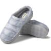 Dearfoams womens Kendra Sport Lounge Memory Foam Clog(Sleet Nylon)