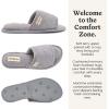 Dearfoams womens Slipper Memory Foam Summer House Shoe Beatrice Terry Slide(Medium Grey Terry)
