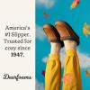 Dearfoams Men’s Breathable Memory Foam Slip on Marshall Indoor House Shoe Moccasin Slipper(Chestnut)