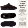 Dearfoams Men’s Breathable Memory Foam Slip on Marshall Indoor House Shoe Moccasin Slipper(Coffee)