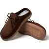 Dearfoams Men’s Fowler Moc Toe Clog With Tie Indoor Outdoor Supportive House Shoe(Coffee)