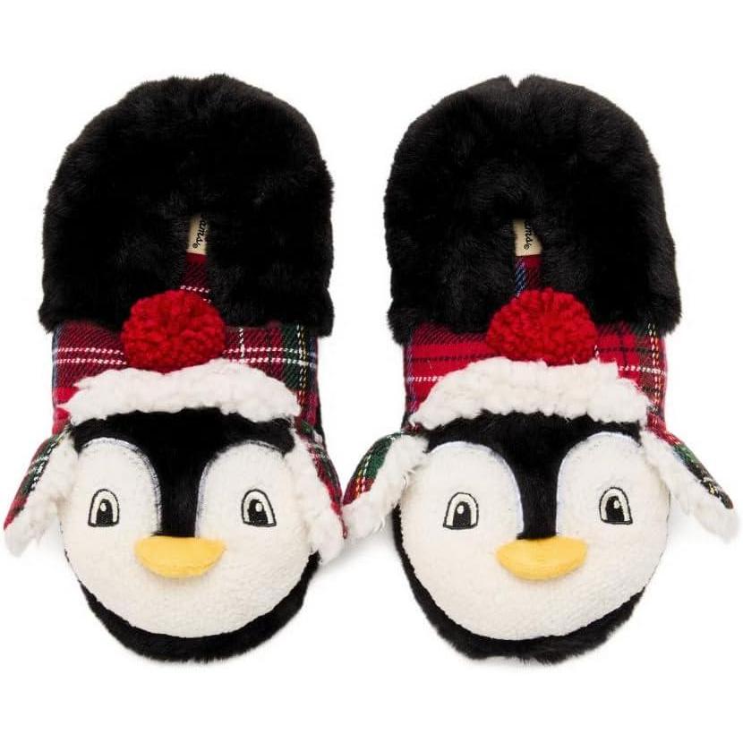imageDearfoams Kids Kids Toddlers Whimsical Animal Critter Washable SlipperKids Penguin