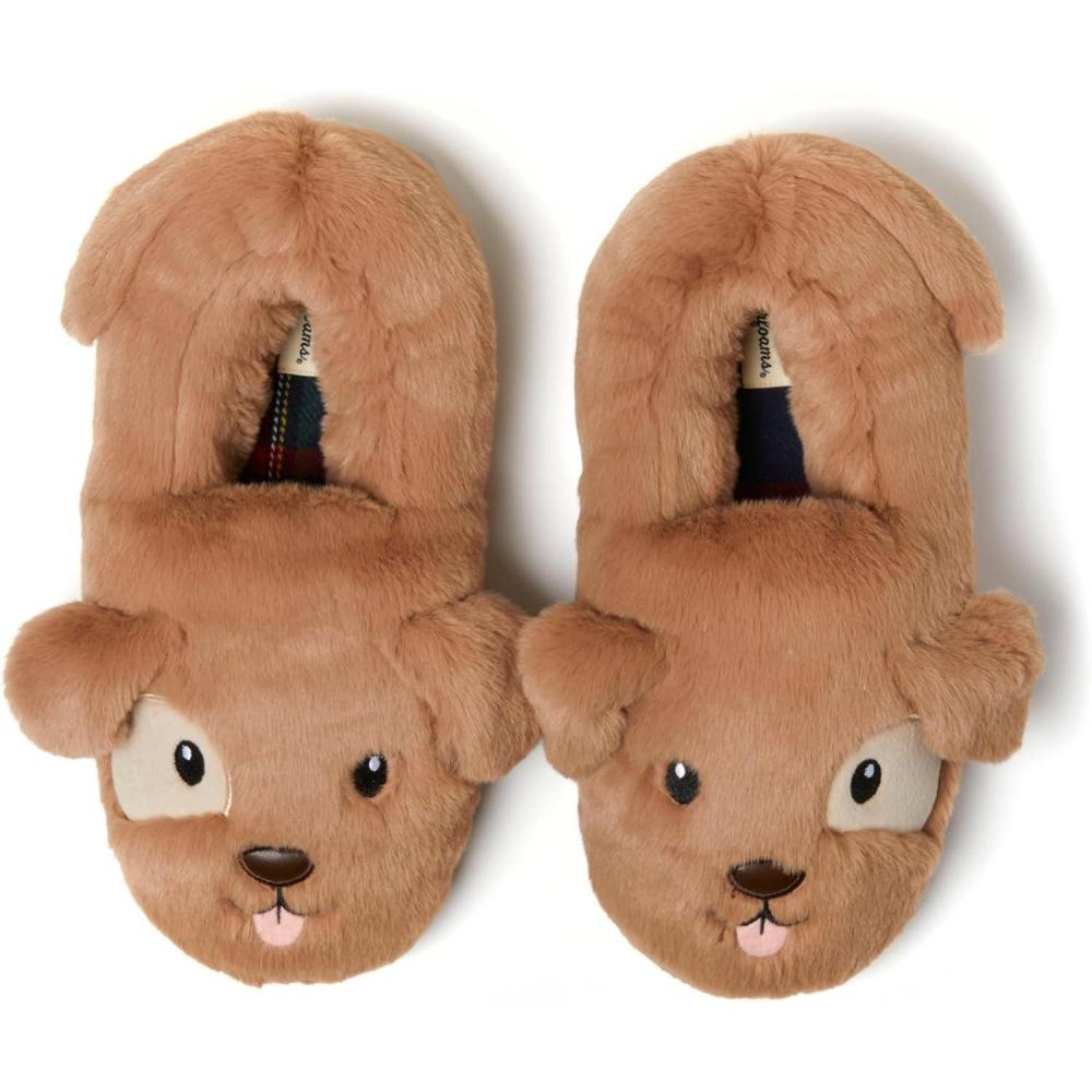 imageDearfoams Unisex Adult Matching Family Holiday Christmas Reindeer amp Turkey ScuffDog