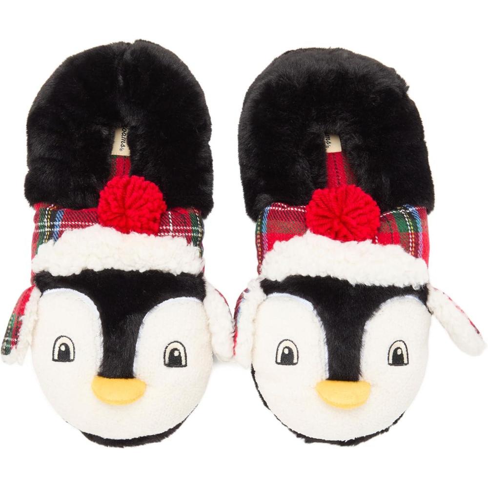 imageDearfoams Unisex Adult Matching Family Holiday Christmas Reindeer amp Turkey ScuffPenguin