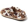 Dearfoams Kids’ Kids’ Toddlers Whimsical Animal Critter Washable Slipper(Cow)