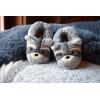 Dearfoams Kids’ Kids’ Toddlers Whimsical Animal Critter Washable Slipper(Raccoon)