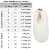 Dearfoams Kids’ Washable Skye Pile Closed Back(Muslin)