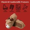 Dearfoams Unisex Adult Matching Family Holiday Christmas Reindeer & Turkey Scuff(Adult Reindeer)