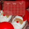 Dearfoams Unisex Adult Matching Family Holiday Christmas Reindeer & Turkey Scuff(Adult Santa)