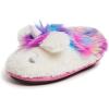 Dearfoams Kids’ Kids’ Toddlers Whimsical Animal Critter Washable Slipper(Multi Unicorn)