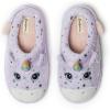 Dearfoams Kids’ Kids’ Toddlers Whimsical Animal Critter Washable Slipper(Purple Unicorn)