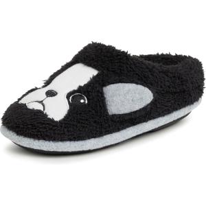 Dearfoams Kids’ Kids’ Toddlers Whimsical Animal Critter Washable Slipper(Dog)