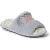 Dearfoams Kids’ Lana Slide With Slogan(Mini Mode)