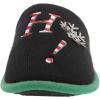 Dearfoams Men’s Funny Ugly Christmas Sweater Holiday Scuff(Ho Ho Ho)