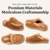 Fireside By Dearfoams Richmond Womens Slippers, Genuine Shearling Suede Scuffs, Memory Foam Slip-in House Shoes