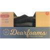 Dearfoams Mens Corduroy Clog Memory Foam Slippers (Medium (9-10), Black)