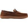 Dearfoams Men’s Indoor Outdoor Breathable Pierce Moccasin(Chestnut)