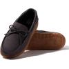 Dearfoams Men’s Indoor Outdoor Breathable Pierce Moccasin(Pavement)