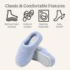 Dearfoams Women’s Memory Foam House Slippers – Libby Terry Clog With Wide Widths(Eventide)