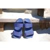 Dearfoams Women’s Original Comfort Sloane Backstrap Casual Open Toe Sandal(Black)