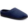 Dearfoams Womens Quilted Memory Foam Clog Slippers(Peacoat)