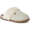 Dearfoams Women’s Geneva Closed Toe Scuff Slipper(Oatmeal Heather)