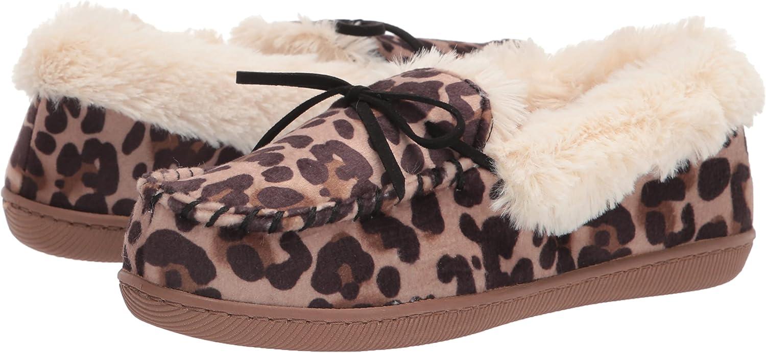 imageDearfoams womens Kristen MoccasinLeopard